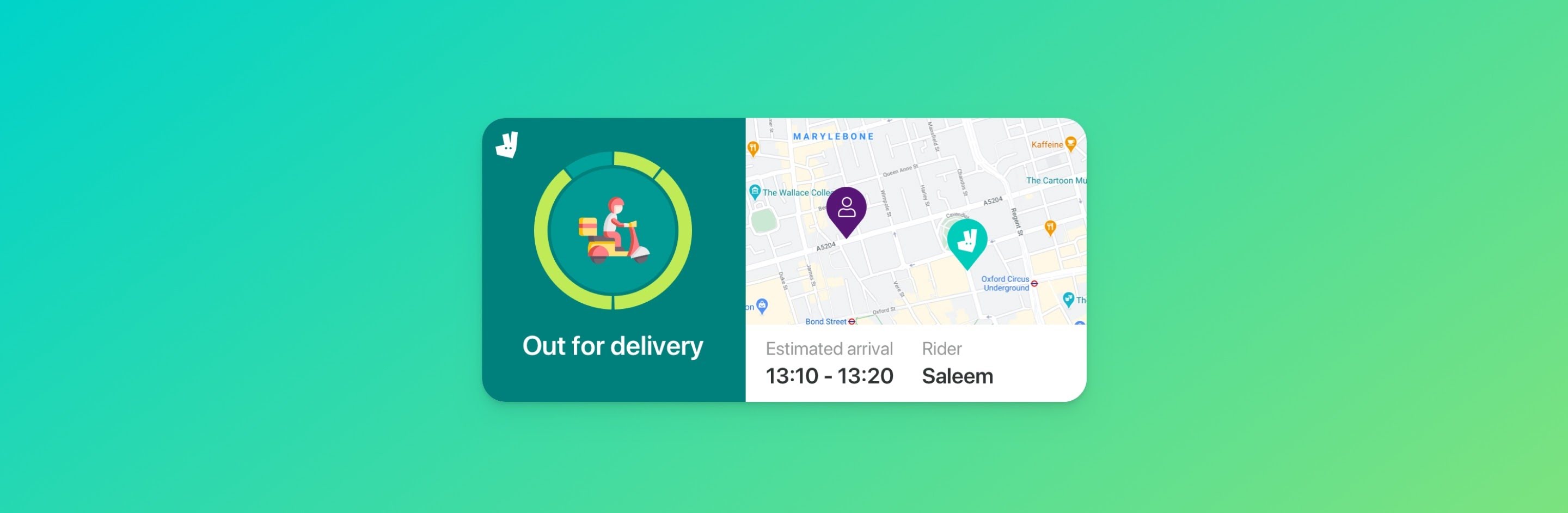 medium deliveroo widget