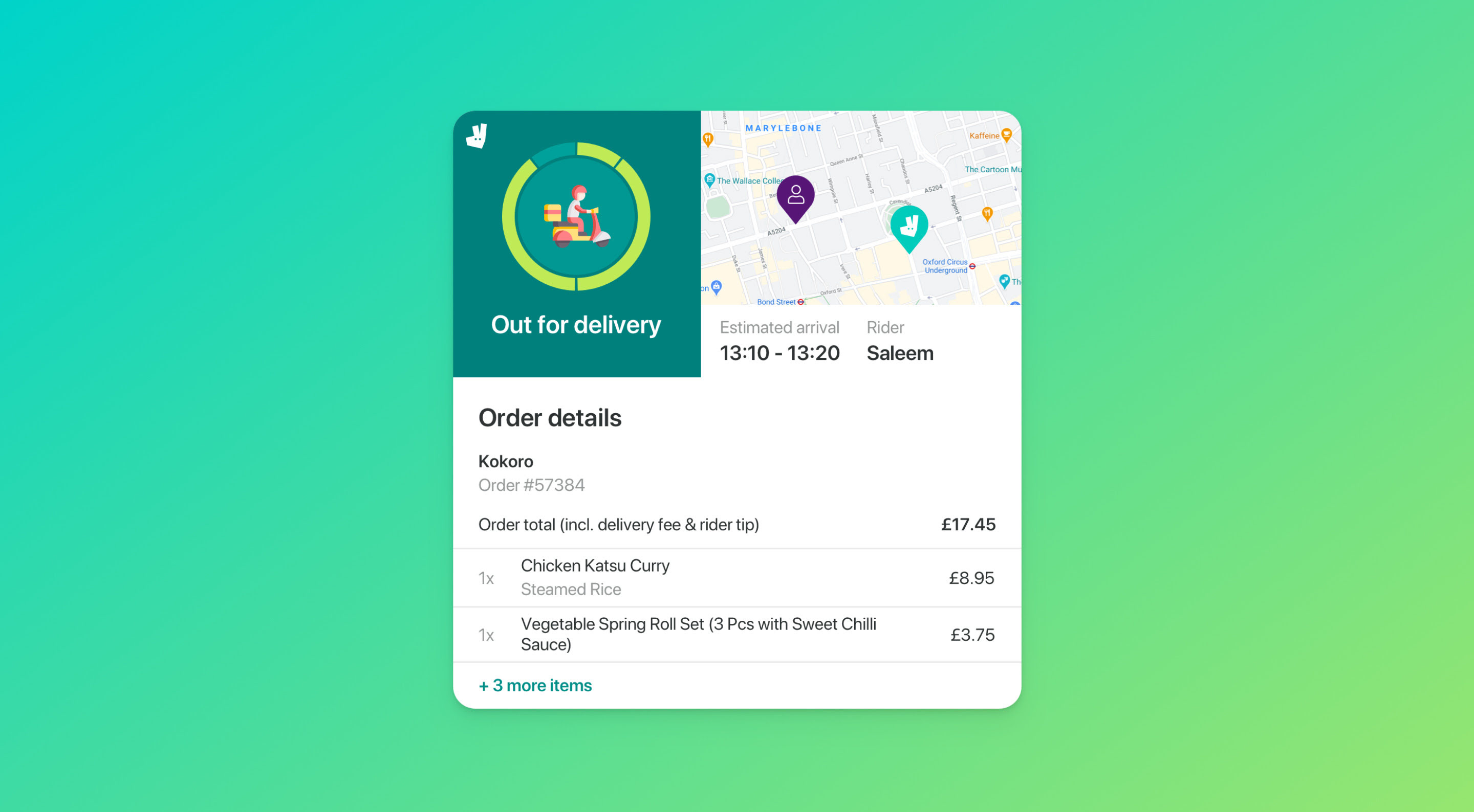 large deliveroo widget