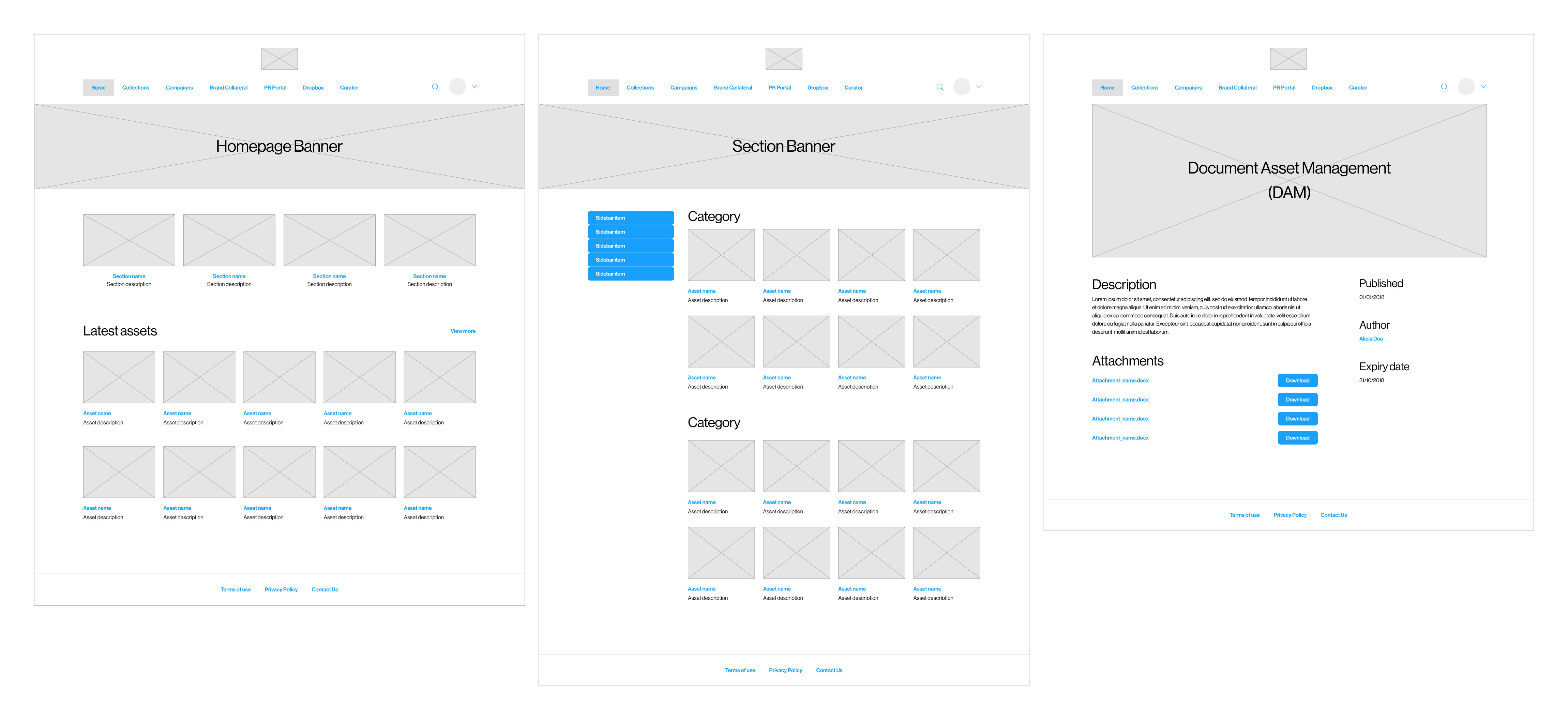 wireframes